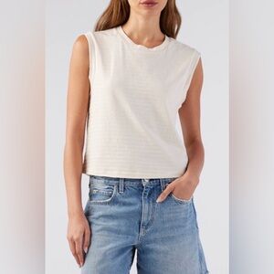 AMO Denim Sleevless Babe Tee